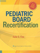 Pediatric board recertification review