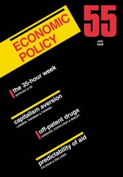 Economic policy 55: a european forum