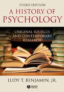 A history of psychology: original sources and contemporary research