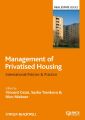Management of privatised social housing: international perspectives