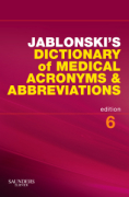 Jablonski's dictionary of medical acronyms and abbreviations