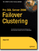 Pro SQL server 2008 failover clustering