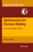 Optimization for decision making: linear and quadratic models