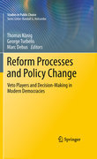 Reform processes and policy change: veto players and decision-making in modern democracies