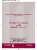 Poverty, welfare, and public policy