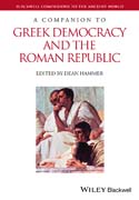 A Companion to Greek Democracy and the Roman Republic