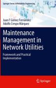 Maintenance management in network utilities: framework and practical implementation