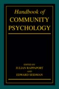 Handbook of community psychology