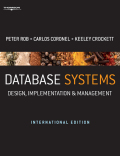 Database systems: design, implementation & management