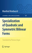 Specialization of quadratic and symmetric bilinear forms