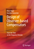 Design of observer-based compensators: from the time to the frequency domain