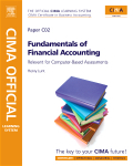 Fundamentals of financial accounting: CIMA official learning system