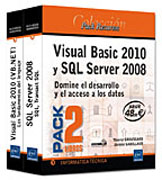 Visual basic 2010 y SQL Server 2008 (PACK): domine el desarrollo y el accesso a los datos
