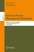 Business Process Management Workshops: BPM 2013 International Workshops, Beijing, China, August 26, 2013, Revised Papers