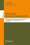 Advances in Enterprise Engineering VIII: 4th Enterprise Engineering Working Conference, EEWC 2014, Funchal, Madeira Island, Portugal, May 5-8, 2014, Proceedings