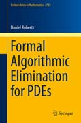 Formal algorithmic elimination for PDEs