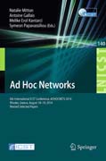 Ad Hoc Networks: 6th International ICST Conference, ADHOCNETS 2014, Rhodes, Greece, August 18-19, 2014, Revised Selected Papers
