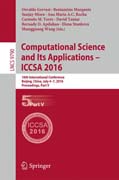 Computational Science and Its Applications - ICCSA 2016: 16th International Conference, Beijing, China, July 4-7, 2016, Proceedings, Part V