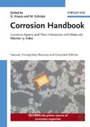 Corrosion handbook: corrosive agents and their interaction with materials v. 13 Index