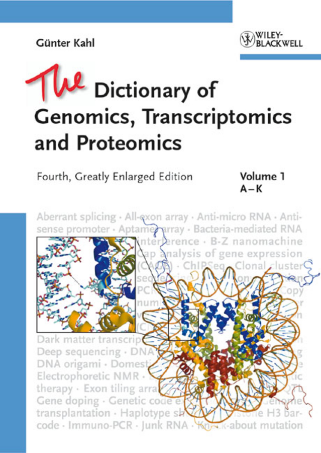The dictionary of genomics, transcriptomics and proteomics