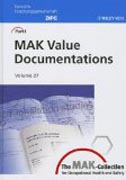 The MAK-collection for occupational health and safety pt. I, v. 27 MAK value documentations