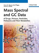 Mass spectral and GC data of drugs, poisons, pesticides, pollutants and their metabolites