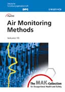 The MAK-collection for occupational health and safety pt. III, v. 13 Air monitoring methods