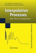 Interpolation processes: basic theory and applications