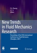 New trends in fluid mechanics research: Proceeding of the Fifth International Conference on Fluid Mechanics (Shanghai, 2007)