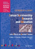 Cured II - LENT cancer survivorship research and education: late effects on normal tissues