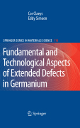 Fundamental and technological aspects of extendeddefects in germanium