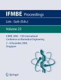 ICBME2008: 13th International Conference on Biomedical Engineering, december 3 - 6, 2008, Singapore