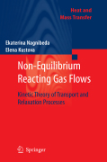 Non-equilibrium reacting gas flows: kinetic theory of transport and relaxation processes