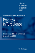 Progress in turbulence III: Proceedings of the iTi Conference in Turbulence 2008