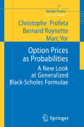 Option prices as probabilities: a new look at generalized black-scholes formulae