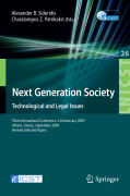 Next generation society technological and legal issues: Third International Conference, e-Democracy 2009, Athens, Greece, September 23-25, 2009, Revised Selected Papers