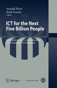 ICT for the next five billion people: information and communication for sustainable development