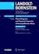 Systems from B-Be-Fe to Co-W-Zr: subvolume B: physical properties of ternary amorphous alloys - volume 37: phase diagrams and physical properties of nonequilibrium alloys - group I: elementary particles, nuclei and atoms v. 37 subv. B g