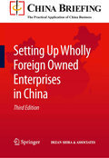 Setting up wholly foreign owned enterprises in China