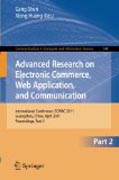 Advanced research on electronic commerce, web application, and communication: International Conference, ECWAC 2011, Guangzhou, China, April 16-17, 2011. Proceedings, part II