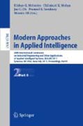 Modern approaches in applied intelligence: 24th International Conference on Industrial Engineering and other applications of Applied Intelligent Systems, IEA/AIE 2011, Syracuse, NY, USA, June 28 - July 1, 2011, Proceedings, part II