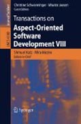Transactions on aspect-oriented software development VIII