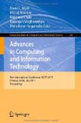 Advances in computing and information technology: First International Conference, ACITY 2011, Chennai, India, July 15-17, 2011, Proceedings