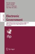 Electronic government: 10th International Conference, EGOV 2011, Delft, The Netherlands, August 29 -- September 1, 2011, Proceedings