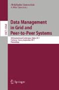 Data management in grid and peer-to-peer systems: 4th International Conference, Globe 2011, Toulouse, France, September 1-2, 2011, Proceedings