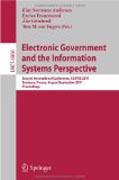 Electronic government and the information systemsperspective: Second International Conference, EGOVIS 2011, Toulouse, France, August 29 -- September 2, 2011, Proceedings