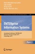 Enterprise information systems: International Conference, CENTERIS 2011, Vilamoura, Algarve, Portugal, October 5-7, 2011. Proceedings, part II