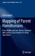 Mapping of parent hamiltonians: from Abelian and non-Abelian quantum hall states to exact models of critical spin chains