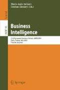 Business intelligence: First European Summer School, eBISS 2011, Paris, France, July 3-8, 2011, Tutorial Lectures