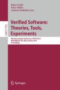 Verified software : theories, tools, experiments: 4th International Conference, VSTTE 2012, Philadelphia, PA, USA, January 28-29, 2012 Proceedings